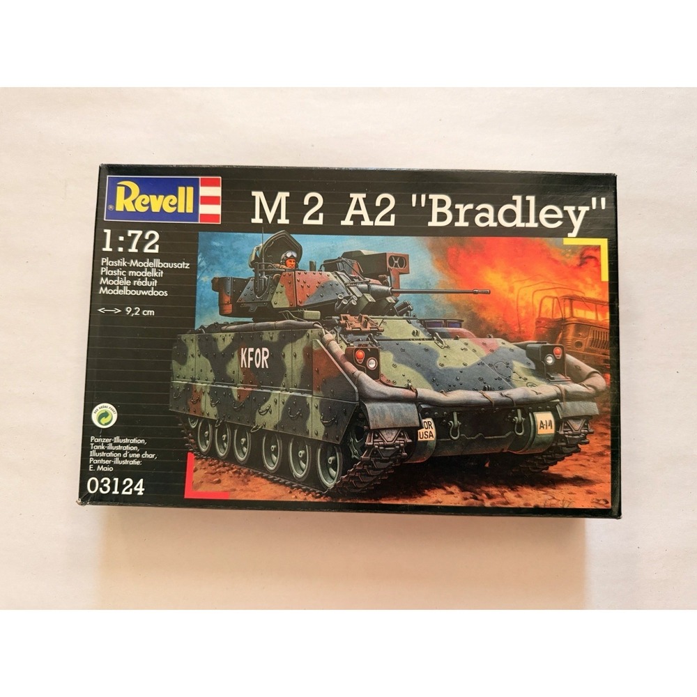 Revell 03124 M2 A2 "Bradley" 1:72 Scale Plastic Model Kit – Open Box